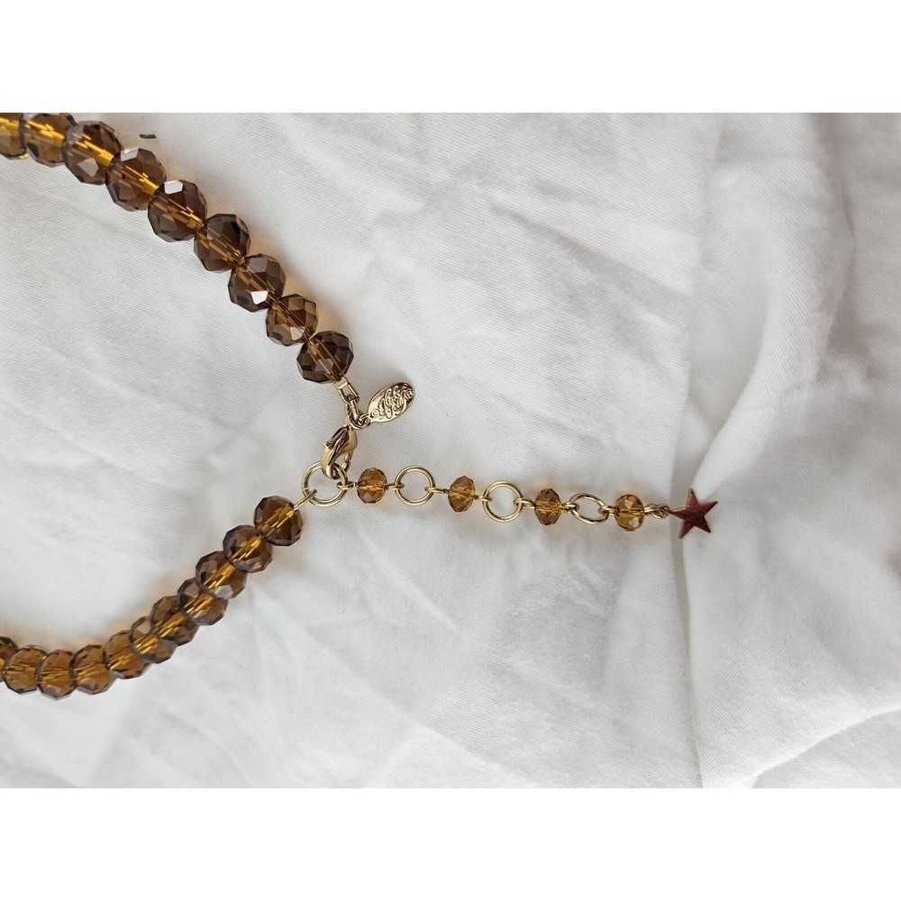 Kirks Folly Statement Necklace Celestial Dragons Fantasy Beaded Gold - Picture 7 of 9